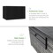 Best Choice Products 52in Wicker Propane Gas Fire Pit Table 50,000 BTU w/ Glass Wind Guard, Tank Holder, Cover
